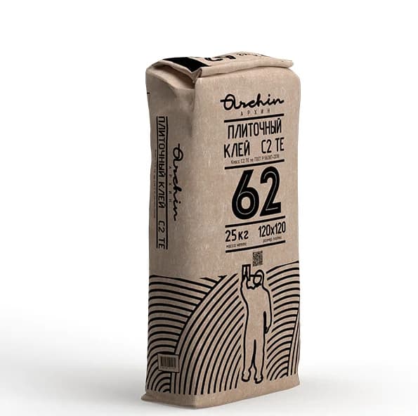 Плиточный клей Archin 62 (C2TE) Archin — купить в Москве