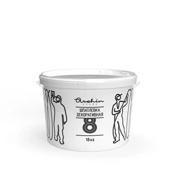 Декоративная шпатлёвка Archin 8 Archin — купить в Москве