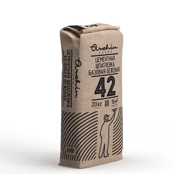 Цементная базовая шпатлёвка Archin 42