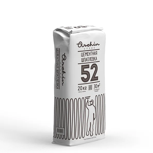 Цементная белая шпатлёвка Archin 52